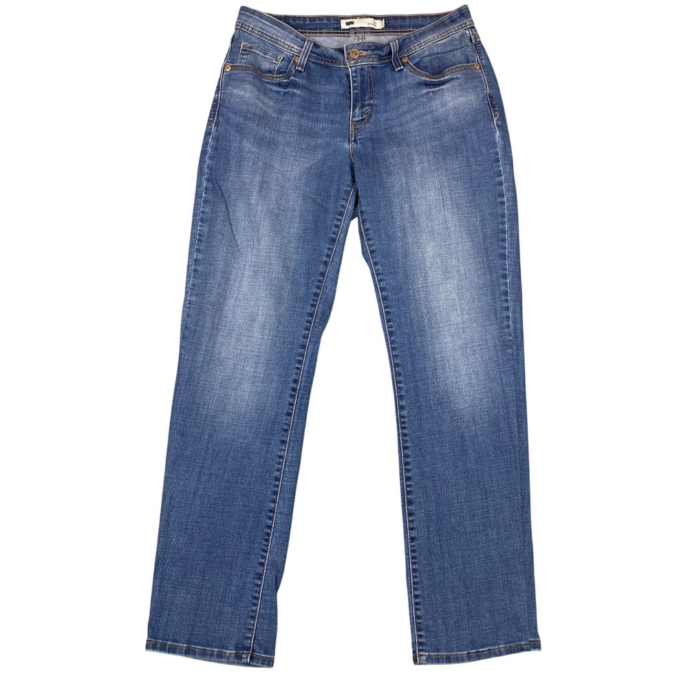 Levis 529 Curvy Bootcut Mid Rise Stretch Jeans Womens 10M Medium Wash